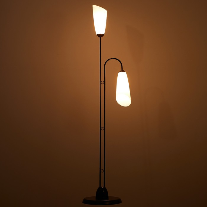 Торшер Торшер "Симпл" 2x15Вт E27 черный 37х28х154см