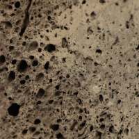 Натуральная пемза для педикюра, с подвесом, 8 &times; 8 см, в коробке, цвет коричневый