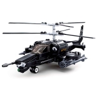 Конструктор Модельки &laquo;Вертолёт. Чёрная акула&raquo;, 330 деталей