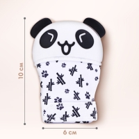 Прорезыватель рукавичка &laquo;Панда&raquo;, на липучке, Крошка Я