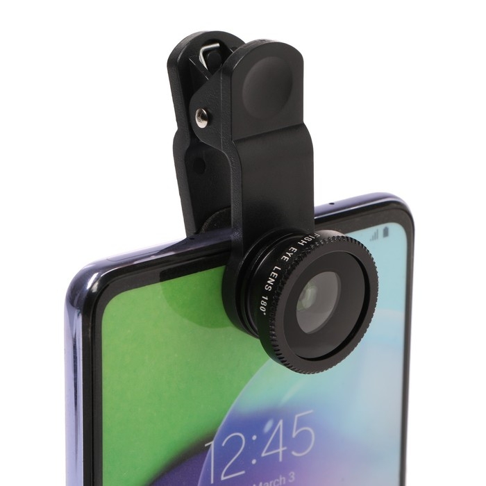 Набор линз Luazon для телефона: широкоугольная, макро и рыбий глаз 180 градусов