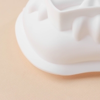 Форма для выпечки и муссовых десертов KONFINETTA &laquo;Сердце с бантом&raquo;, 19&times;17&times;6,5 см, цвет белый