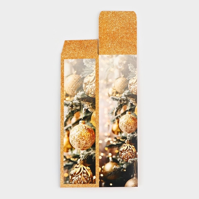 Коробка подарочная новогодняя складная «Фотографичные шары », 9.5 х 32.5 х 9.5 см, Новый год Коробка подарочная новогодняя складная «Фотографичные шары », 9.5 х 32.5 х 9.5 см, Новый год