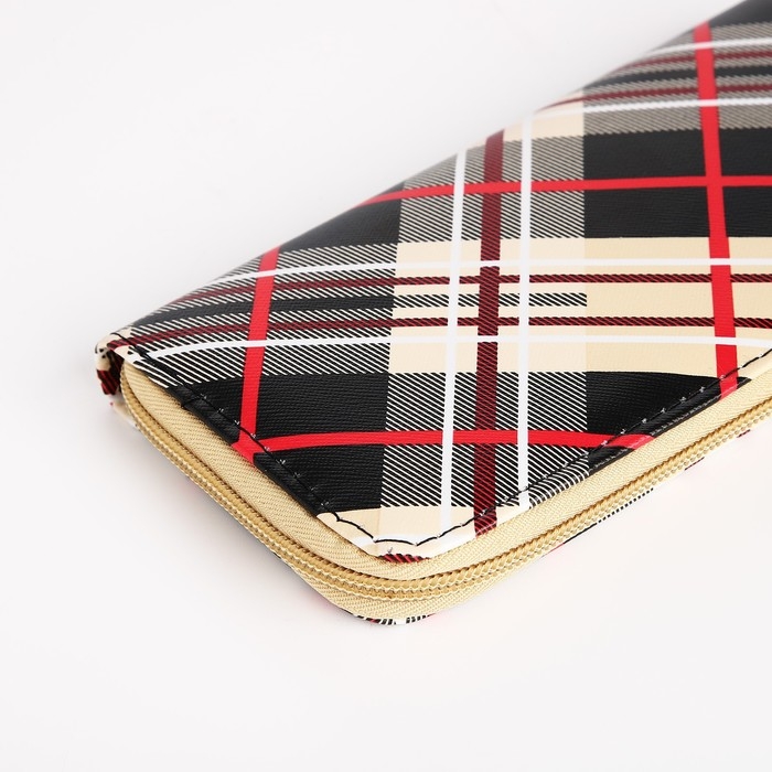 Кошелёк женский на молнии, цвет бежевый Кошелёк женский на молнии, цвет бежевый