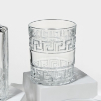 Набор штоф &laquo;Оптика&raquo;, 500 мл, стакан &laquo;Крист&raquo;, 350 мл, 4 шт, МИКС