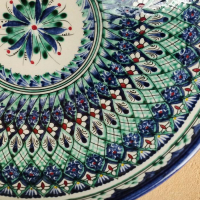 Супница Риштанская Керамика "Цветы", 25 см, микс Супница Риштанская Керамика "Цветы", 25 см, микс