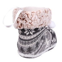 Конфетница &laquo;Сапожок&raquo;, цвет серый