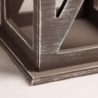 Кашпо деревянное "Фонарь. Прованс" 17х17х31 см Коричневый Кашпо деревянное "Фонарь. Прованс" 17х17х31 см Коричневый