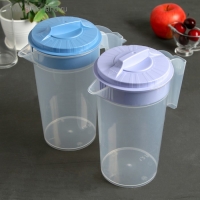 Кувшин с крышкой, 1,2 л, цвет МИКС Кувшин с крышкой, 1,2 л, цвет МИКС