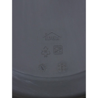 Кашпо на ножках &laquo;Флориан&raquo;, 12 л, d=35 см, h=25,5 см, цвет графитовый