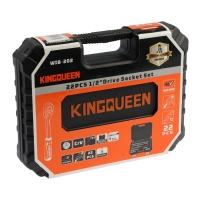 Набор инструментов автомобильный KINGQUEEN, WIB-202, 72 зуба, 1/2", 22 предмета Набор инструментов автомобильный KINGQUEEN, WIB-202, 72 зуба, 1/2", 22 предмета