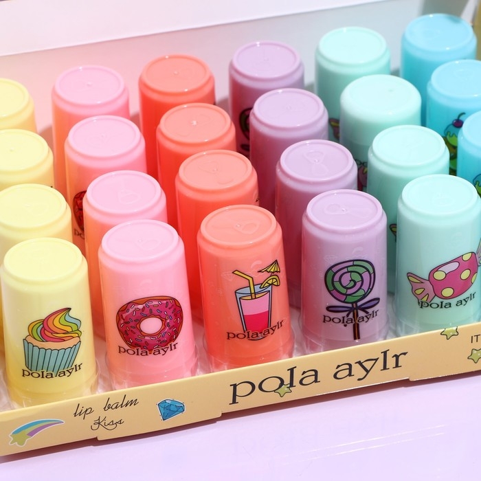 Бальзам для губ &laquo;Крутая газировка&raquo;, микс цветов и запахов