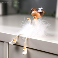 Сувенир полистоун "Малышка в пуховой юбке" МИКС 15х5х6 см