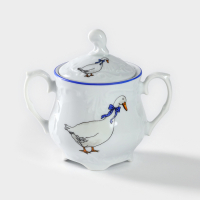 Сахарница &laquo;Рококо. Гуси&raquo;, 250 мл, МИКС