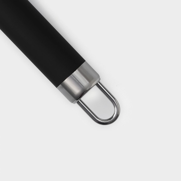 Лопатка - скребок Доляна Venus, нержавеющая сталь, цвет чёрный