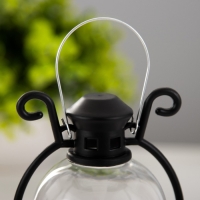 Ночник "Свечка в фонаре" 3хLR1130 черный 8х8х12 см RISALUX Ночник "Свечка в фонаре" 3хLR1130 черный 8х8х12 см RISALUX