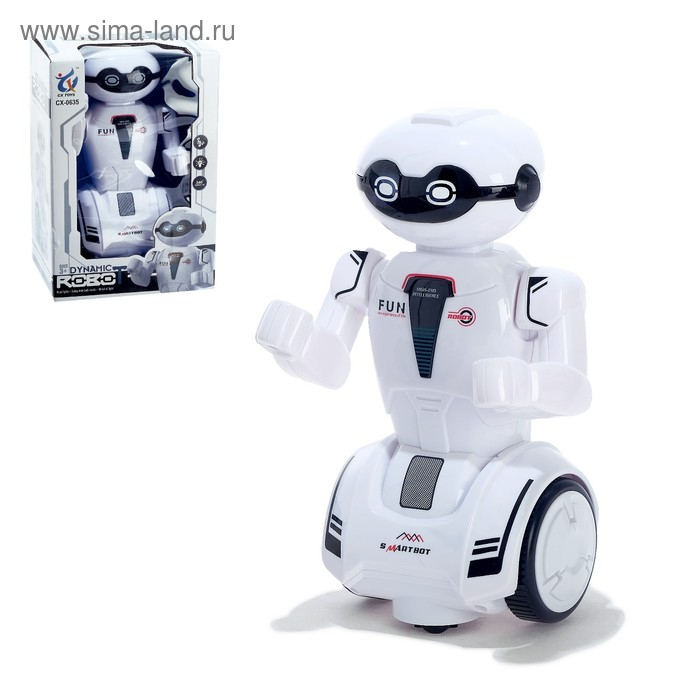 Робот &laquo;Шустрик&raquo;, световые и звуковые эффекты, работает от батареек