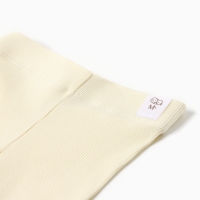 Комплект леггинсов детских MINAKU: Basic Line BABY, цвет молочный/кремовый, рост 62-68