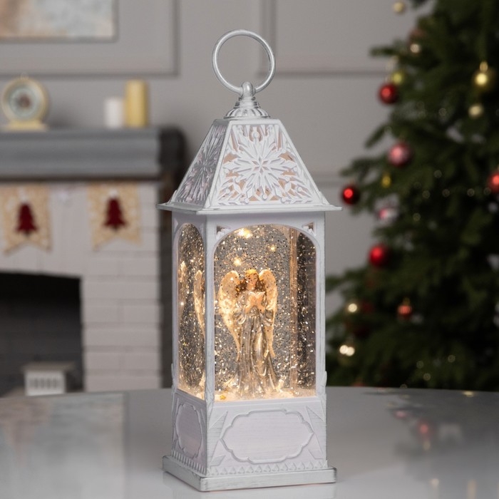 Фигура светодиодная &laquo;Рождественское волшебство&raquo;, 28х10.4х10.4 см, музыка, батарейки ААх3 (не в комплекте), USB, свечение тёплое белое