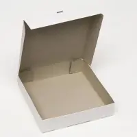 Коробка для пирога, белая, 23&times;23&times;5 см