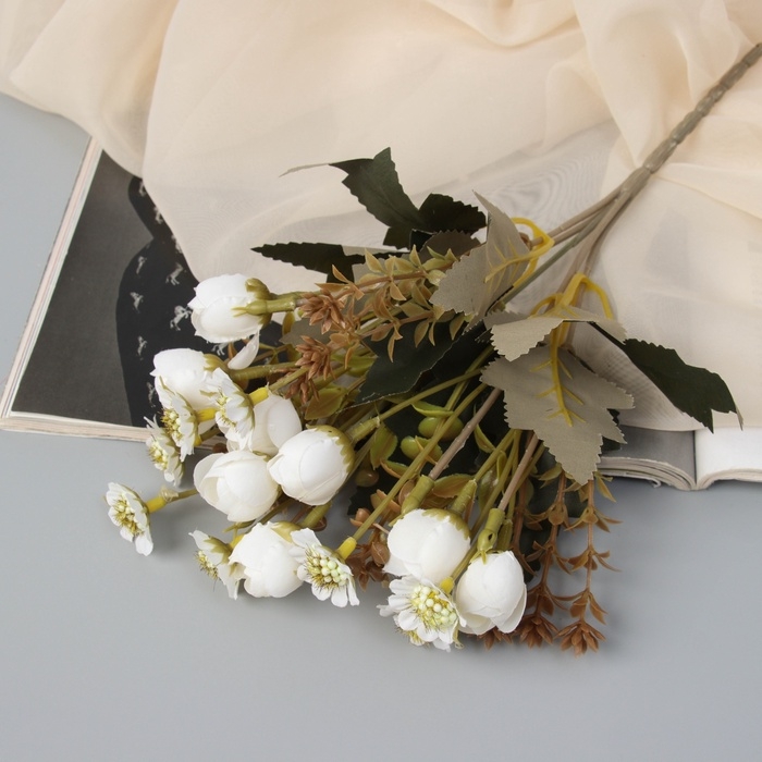 Букет Букет "Пион и иберис" 27 см, микс