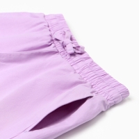 Хлопковые шорты для девочек KAFTAN рост 116, сиреневый