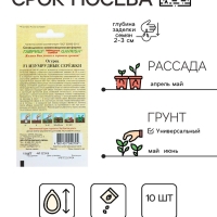 Семена Огурец "Изумрудные сережки" F1, корнишон, раннеспелый, партенокарпический, 10 шт
