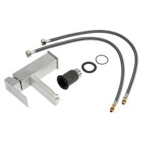 Смеситель для раковины ZEIN Z2942, картридж 40 мм, короткий излив, нерж сталь, сатин Смеситель для раковины ZEIN Z2942, картридж 40 мм, короткий излив, нерж сталь, сатин