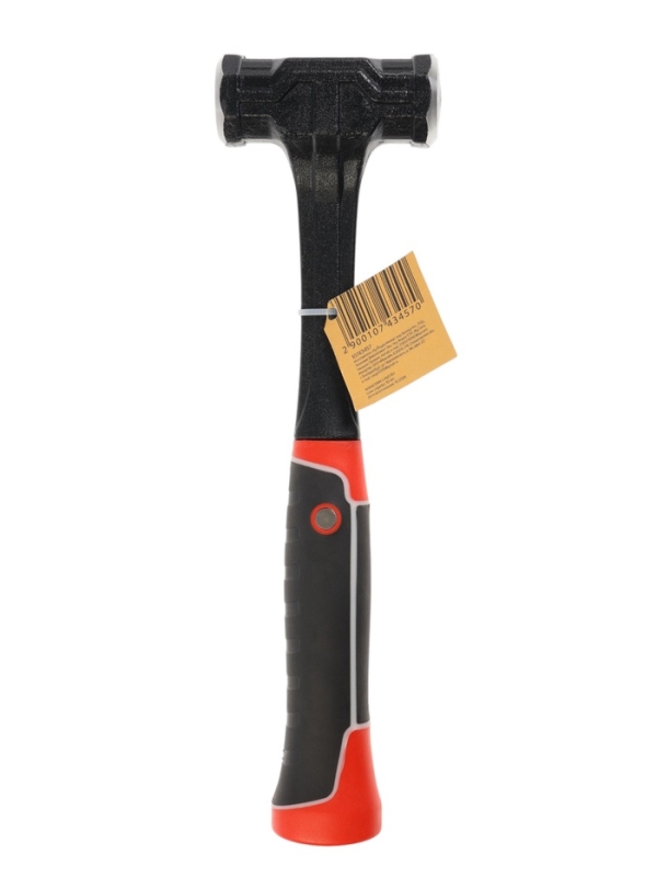 Кувалда ТУНДРА ПРОФИ, цельнокованая, двухкомпонентная рукоятка, магнит, 1 кг