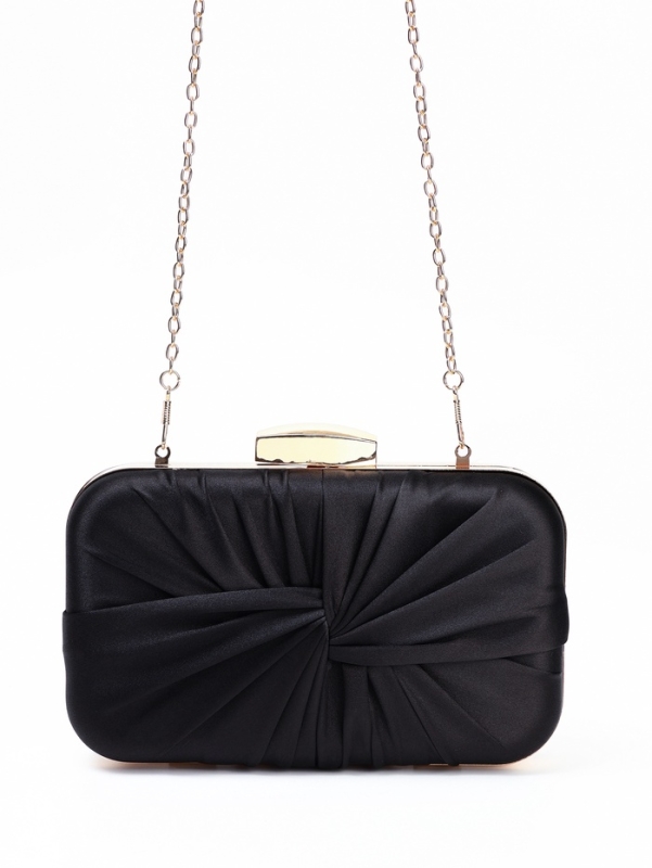 Сумка жен,  20*6*13, отд на фермуаре, цепь, черный