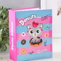 Фотоальбом 100 фото "Котик" 10X15см, ПП карм.