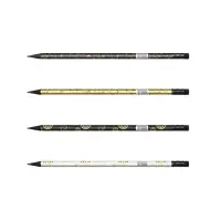 Карандаш чернографитный, ErichKrause &laquo;Magic Sky&raquo;, HB, d=2.2 мм, с ластиком, трeхгранный, в тубусе, дерево, микс