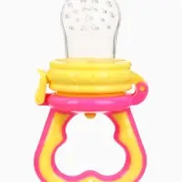 Ниблер (соска для прикорма), с силиконовой сеточкой "Принцесса", цвет розовый