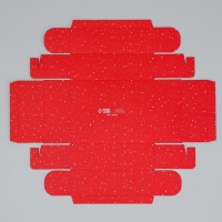 Коробка подарочная новогодняя складная &laquo;С Новым годом&raquo;, венок, 16.5 х 12.5 х 5 см, Новый год