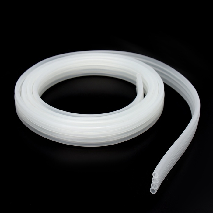 Трубка-шланг для компрессора силиконовая, Ø 4 мм, 2 м, 4х-трубная Трубка-шланг для компрессора силиконовая, Ø 4 мм, 2 м, 4х-трубная