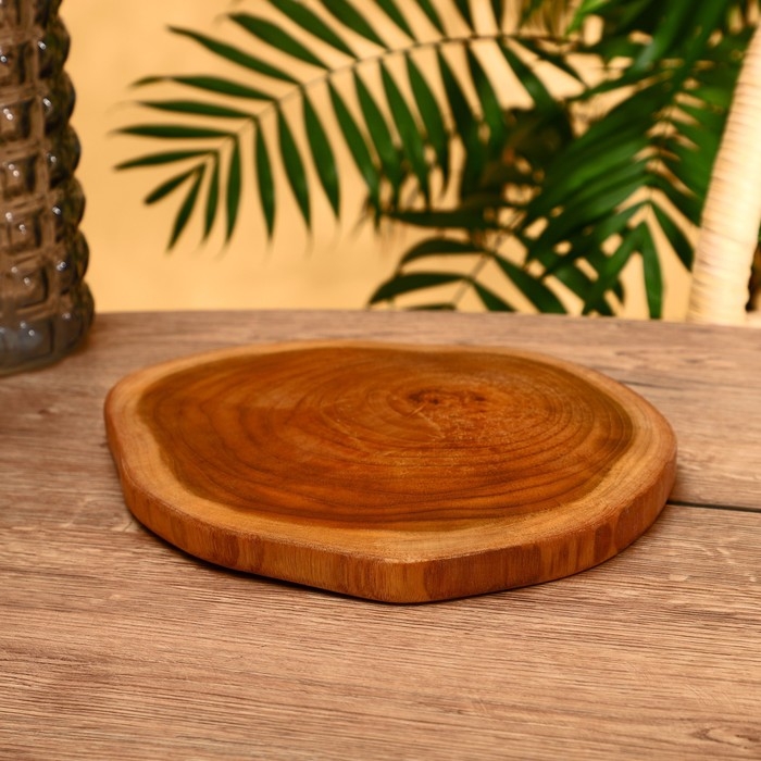 Блюдо, 29-27 см, тиковое дерево