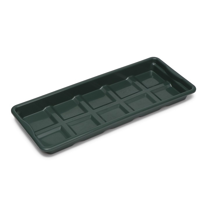 Набор для рассады: стаканы по 300 мл (10 шт.), поддон 41 &times; 17 см, цвет МИКС