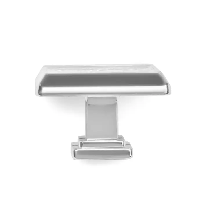 Ручка-кнопка CAPPIO, 35х35 мм, пластик, цвет хром