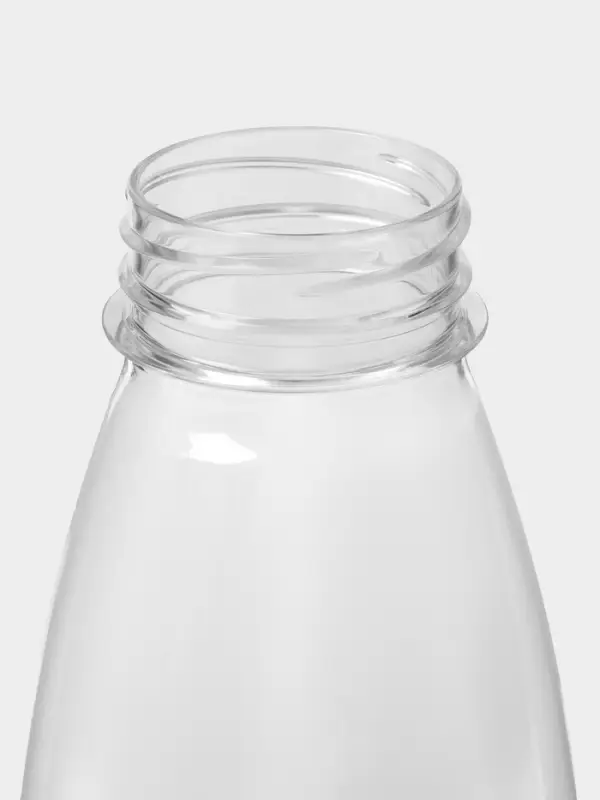 Бутылка ПЭТ 500 мл, горло 0,38 см, круглая, цвет прозрачный