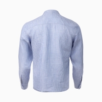 Рубашка мужская MINAKU в полоску, белая/голубая, размер 50