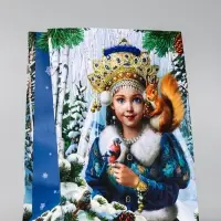 Пакет подарочный новогодний ламинированный, &laquo;Новогодняя пора&raquo; , 11.5&times;6.5&times;14.5 см