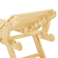 Шезлонг - лежак с регулируемым подголовником, 195&times;55&times;44,5см, из липы, "Добропаровъ"