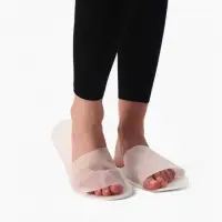 Тапочки одноразовые, антикризисные, подошва 4 мм, белые, 42 р.