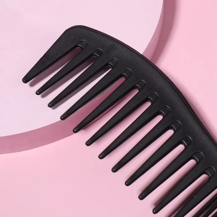Расчёска комбинированная, 18.7 (&plusmn;1) &times; 5 см, чёрная