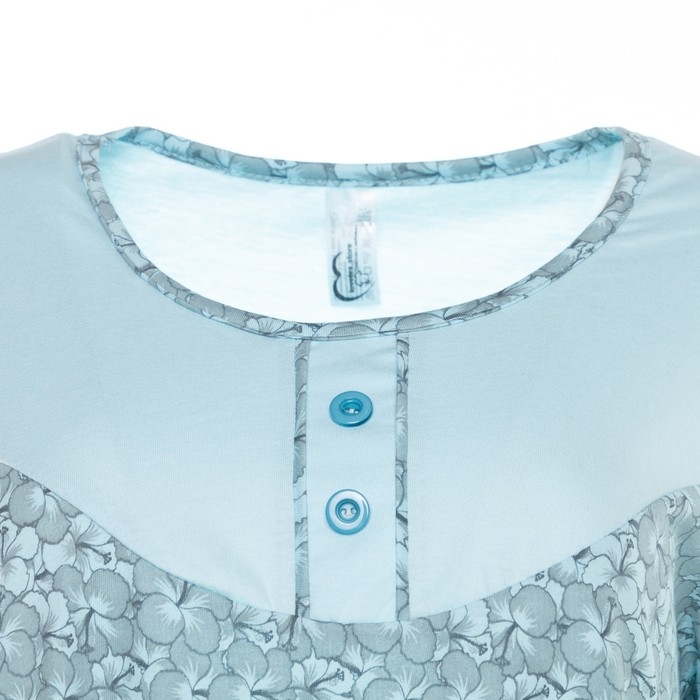 Ночная сорочка женская, цвет голубой, размер 56 Ночная сорочка женская, цвет голубой, размер 56