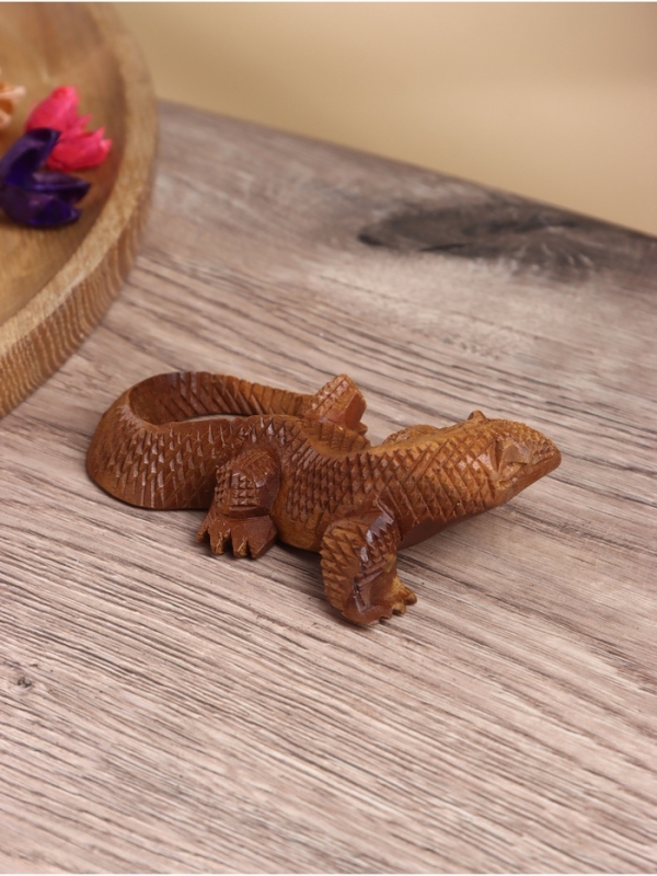Сувенир "Варан" дерево акация, 12х7х4 см