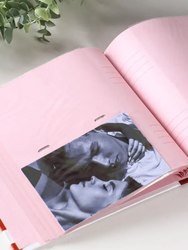 Фотоальбом 200 фото 10X15cм, "Жирафы на машине", бум.карм.цвет.с мемо, клеевой пер-т