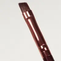 Кисть для макияжа &laquo;Brush COFFEE&raquo;, скошенная, 13 (&plusmn; 1) см, цвет коричневый/бронзовый