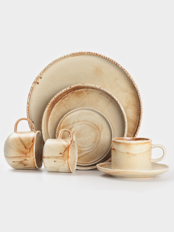 Тарелка глубокая  Magistro "Organic brown" 21,7х21,5х5,2 см