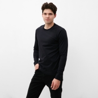 Лонгслив мужской MIST Men's casual размер 46, черный